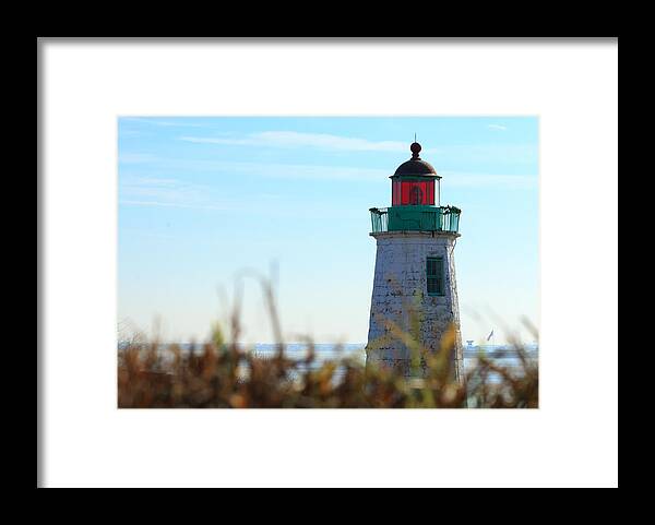 Old Framed Print featuring the photograph Old Point Comfort Lighthouse by Travis Rogers