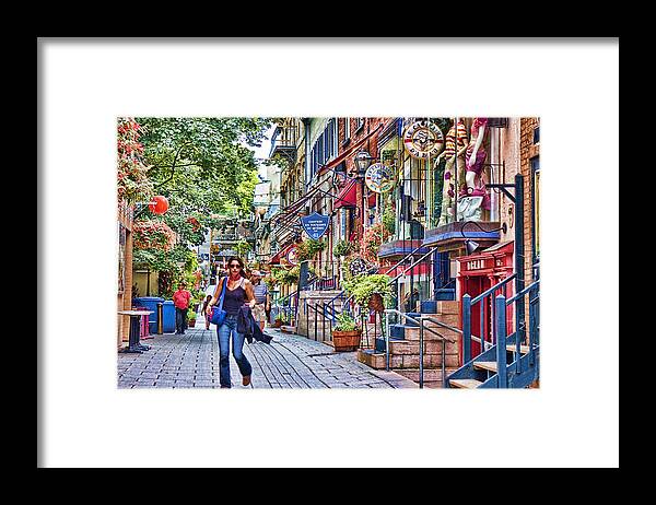 Canada Framed Print featuring the photograph Old Quebec City by David Smith