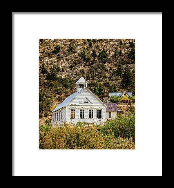 Architecture Framed Print featuring the photograph Old School by Robert Bales