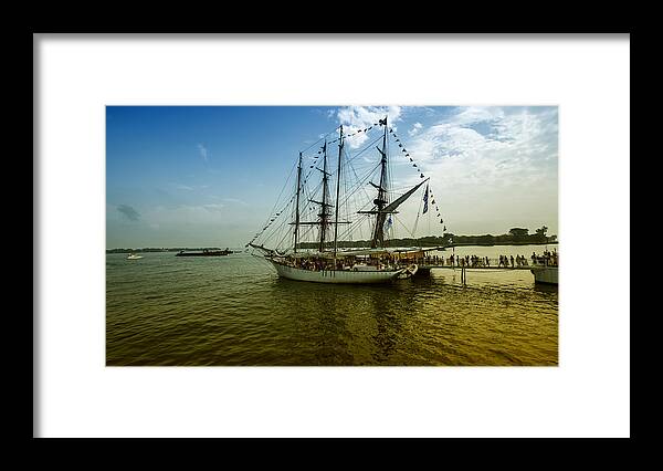 Put-in-bay Framed Print featuring the photograph Old ships Put-in-Bay by Kevin Cable