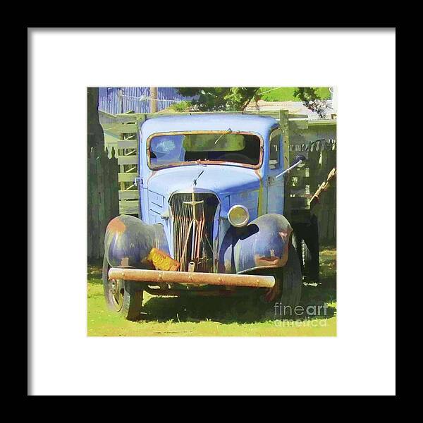 Car Framed Print featuring the photograph Old Soul #1 by Joyce Creswell