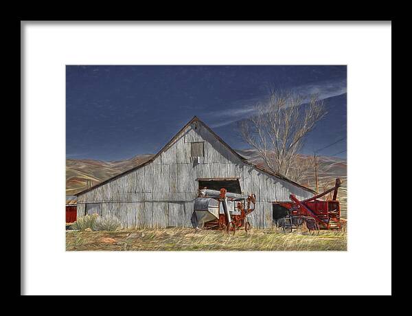 Barns Framed Print featuring the photograph Old Things by Donna Kennedy