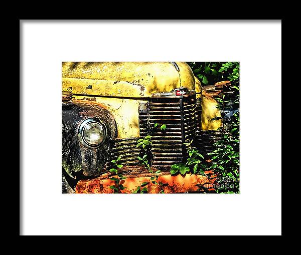  Framed Print featuring the photograph Old Transportation by Kathy Jennings