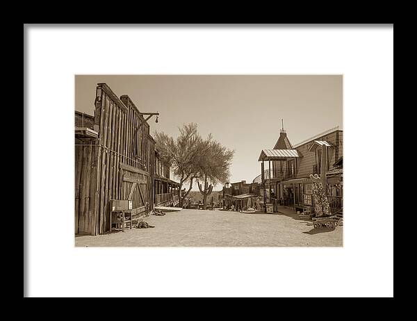 Western Framed Print featuring the photograph Old West 4 by Darrell Foster
