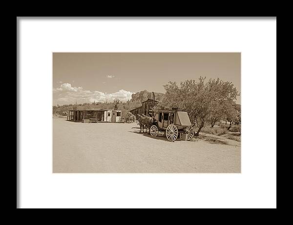 Western Framed Print featuring the photograph Old West by Darrell Foster