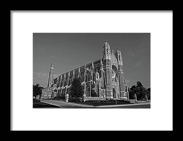 Old West End Framed Print featuring the photograph Old West End Our Lady Queen of the Most Holy Rosary Cathedral II by Michiale Schneider