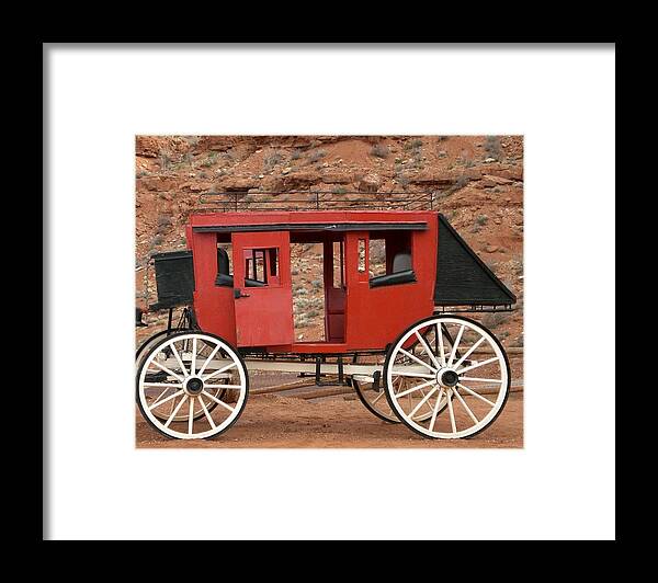Southwest Framed Print featuring the photograph Old West Taxi by Fred Wilson