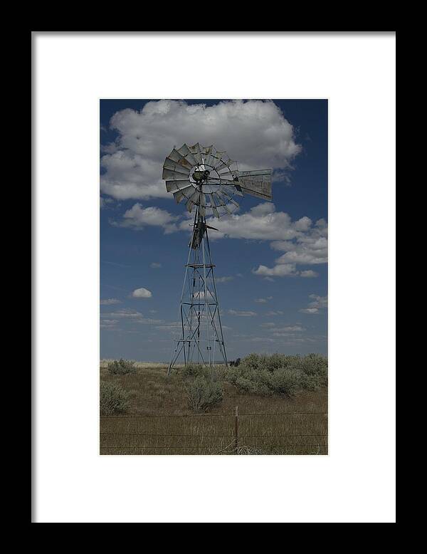 Windmill Framed Print featuring the photograph Old windmill 2 by Sara Stevenson