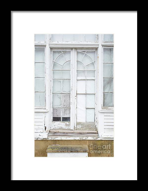 Cape Cod Framed Print featuring the photograph Old Windows and Glass Doorway by Edward Fielding