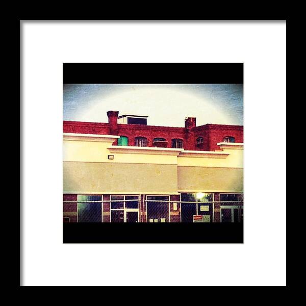 Rhode Island Framed Print featuring the photograph Old and New Buildings In Central Falls by Jason Freedman