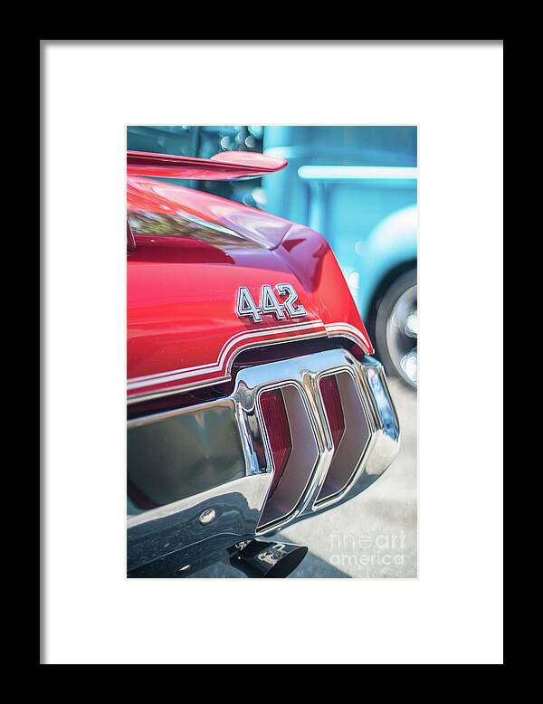 Oldsmobile Framed Print featuring the photograph Olds 442 Classic Car by Mike Reid