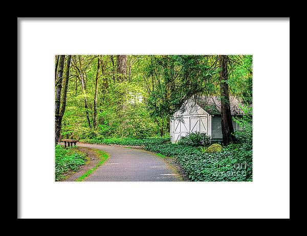 Trails Framed Print featuring the photograph On My Walk by Toni Somes