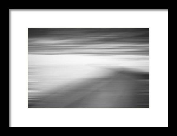Abstract Framed Print featuring the digital art On the Back Road X by Jon Glaser
