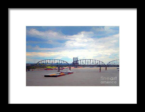 Mississippi River Framed Print featuring the photograph On the Mississippi by John Freidenberg