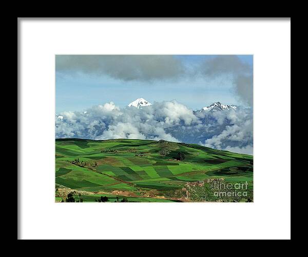 Cusco To Urubamba Framed Print featuring the photograph On the Road from Cusco to Urubamba by Michele Penner
