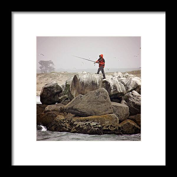 Fish Framed Print featuring the photograph On the Rocks by Deana Glenz
