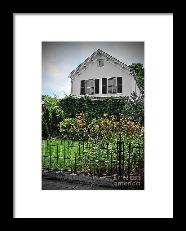 Winchester Framed Print featuring the photograph On the Street where you live by Jost Houk
