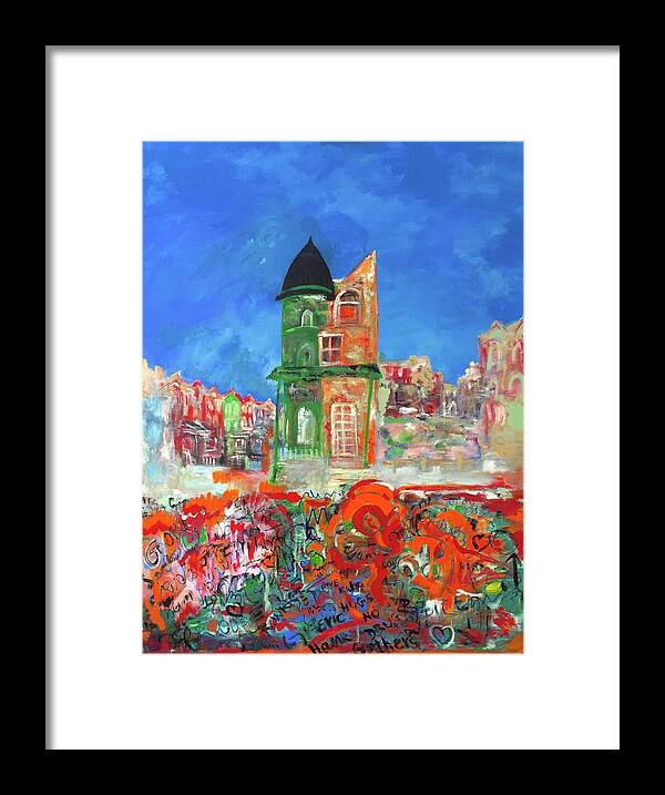  Framed Print featuring the painting Once Beautiful by Lilliana Didovic