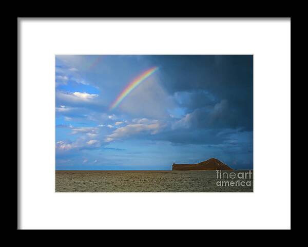 Island Rainbow Framed Print featuring the photograph Once In A Lullaby by Mitch Shindelbower