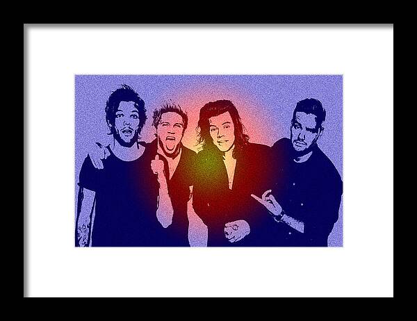 One Direction Framed Print featuring the photograph One Direction by Chris Smith