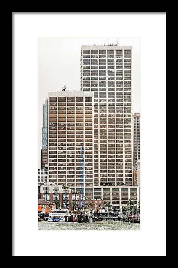 One Market Plaza Framed Print featuring the photograph One Market Plaza in San Francisco, California by David Oppenheimer