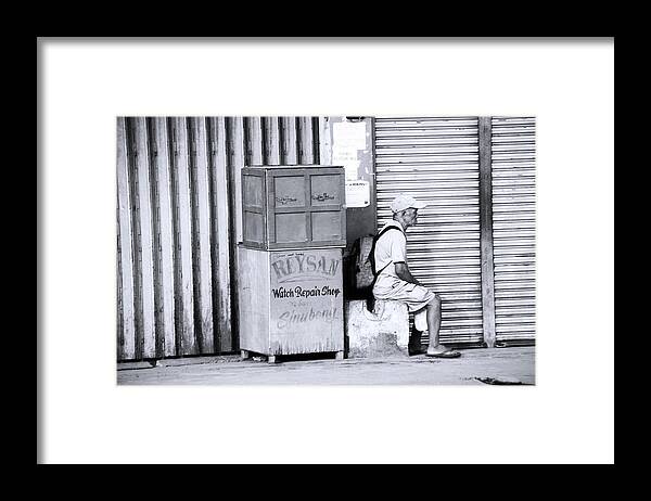 Asia Framed Print featuring the photograph One Of 1000's Of Lonely Souls by Jez C Self