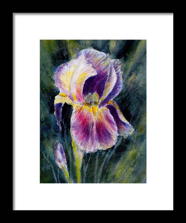 Watercolor Framed Print featuring the painting One of a Kind by Carolyn Rosenberger