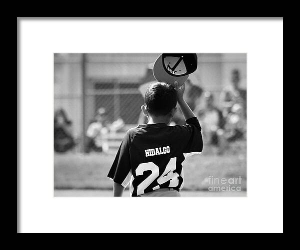 Baseball Framed Print featuring the photograph One Of Those Days by Leah McPhail