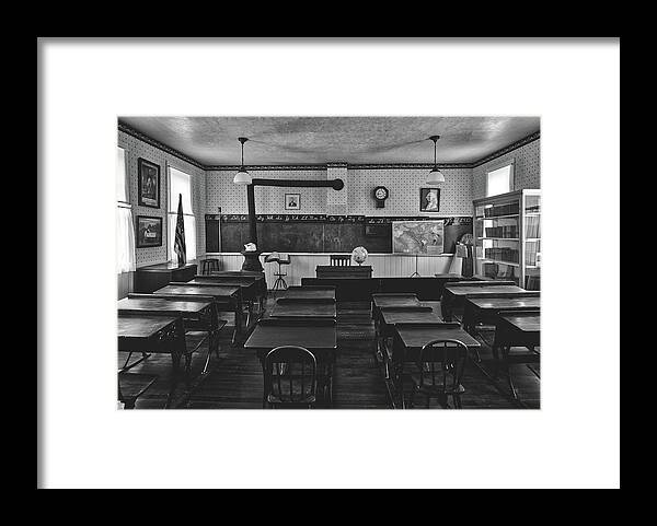 School Framed Print featuring the photograph One Room School House by Mountain Dreams