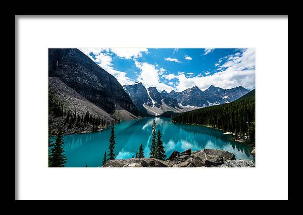 Mountains Framed Print featuring the photograph One Shot by Britten Adams