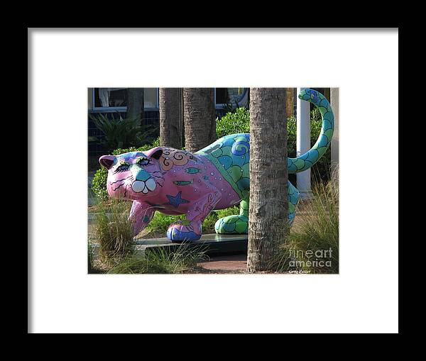 Patzer Framed Print featuring the photograph Only at the Beach by Greg Patzer