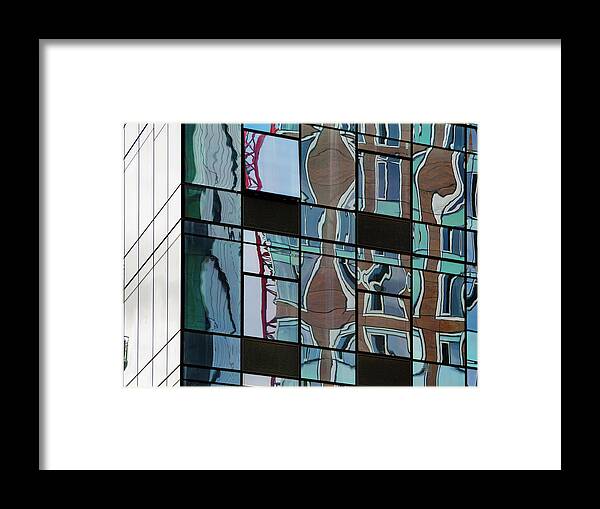 Manhattan Framed Print featuring the photograph Op Art Windows I by Marianne Campolongo