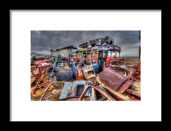 Salvage Yard Framed Print featuring the photograph Open Doors by Craig Incardone