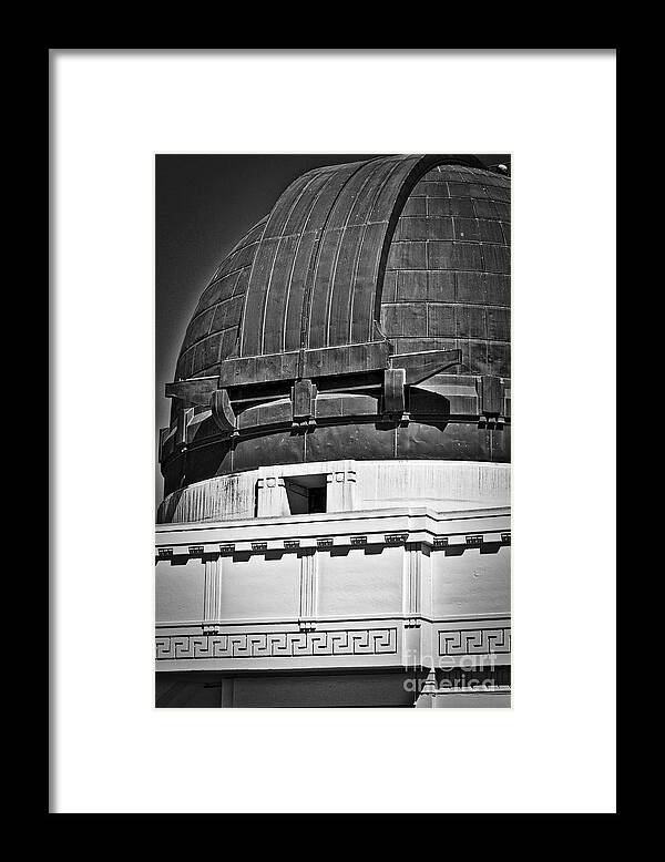Griffith-park Framed Print featuring the photograph Open For The Telescope by Kirt Tisdale