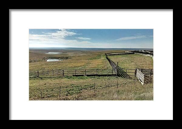 Kansas Framed Print featuring the photograph Open Range by Al Griffin