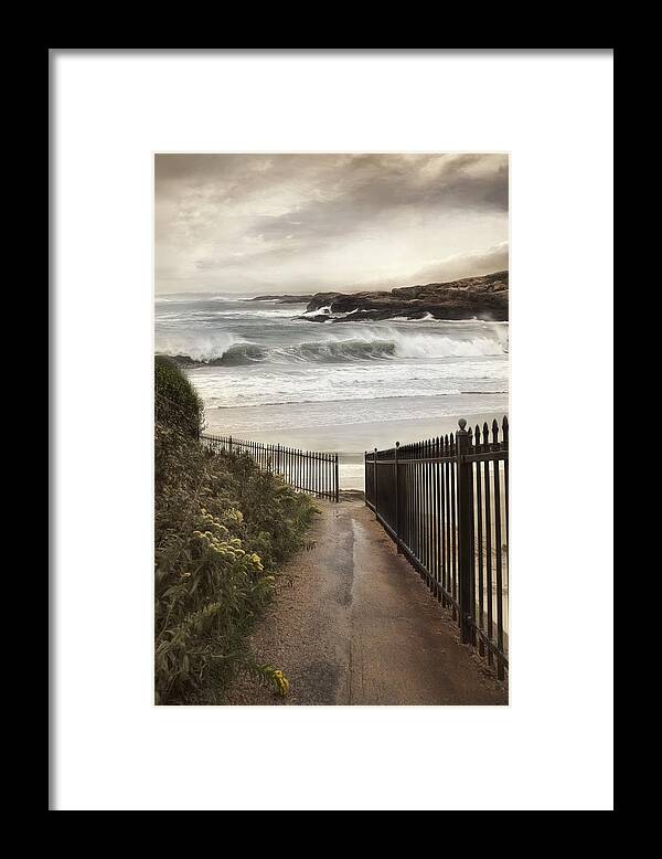 Sea Framed Print featuring the photograph Open To The Sea by Robin-Lee Vieira