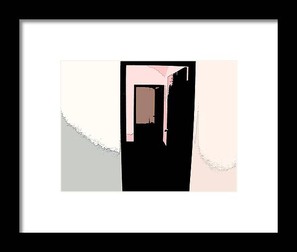 Abstract Framed Print featuring the photograph Opening Doors to the Future 1 by Lenore Senior