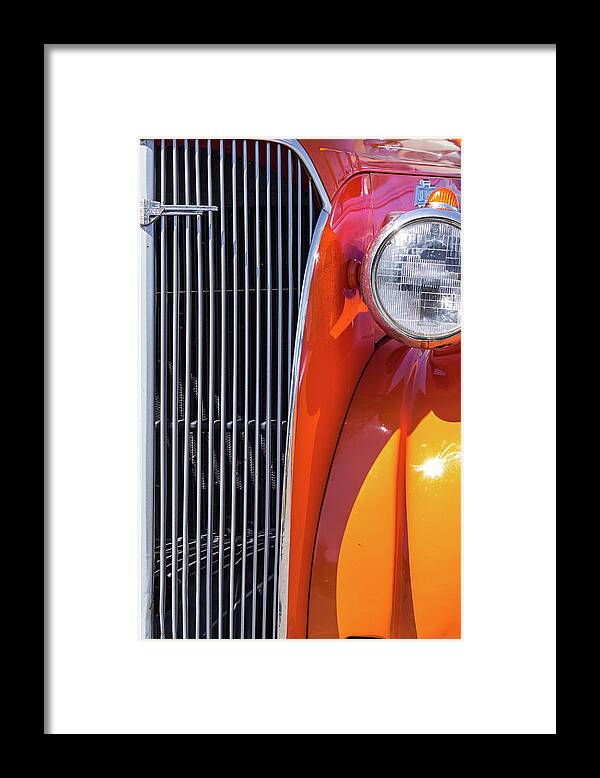 Vintage Car Framed Print featuring the photograph Orange Crush by Holly Ross