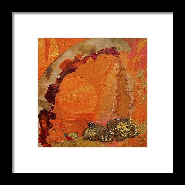 Orange Framed Print featuring the painting Orange Day by Carole Johnson