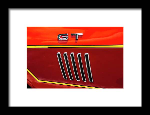 Gt Framed Print featuring the photograph Orange GT by Melinda Ledsome