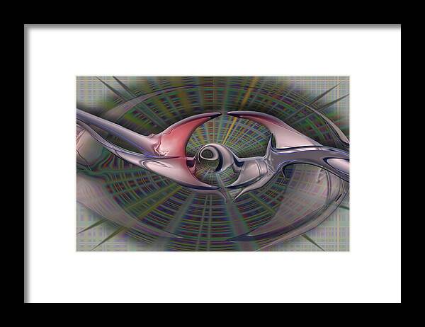 Mighty Sight Studio  Framed Print featuring the digital art Oration by Steve Sperry