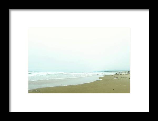 Oregon Coast Framed Print featuring the photograph Oregon Coast Minimal by Aashish Vaidya