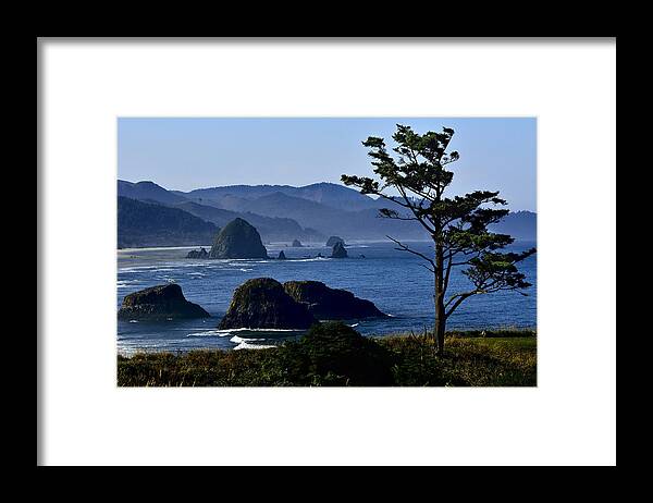 Ecola State Park Framed Print featuring the photograph Oregon Coast by Walt Sterneman