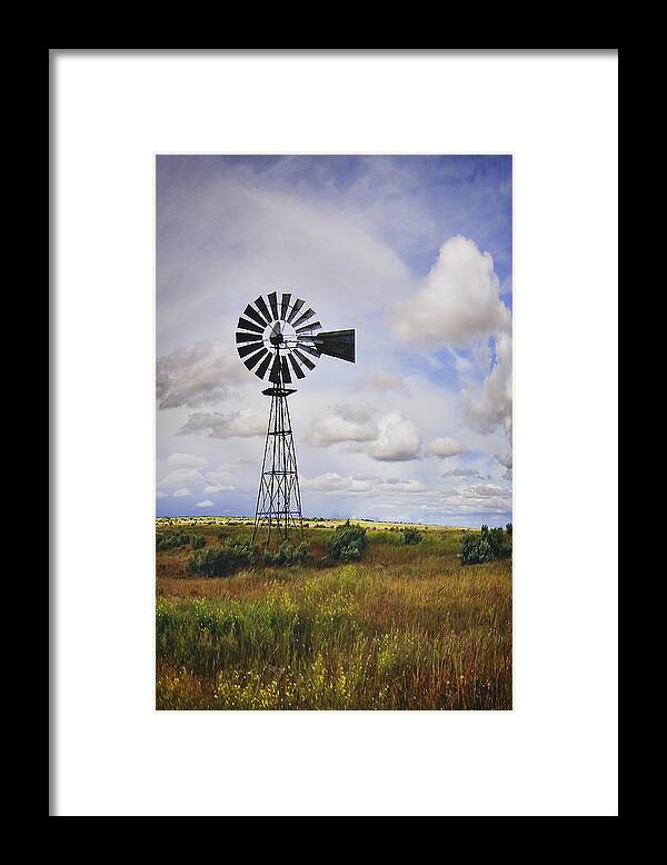 Oregon Framed Print featuring the photograph Oregon Windmill by John Christopher