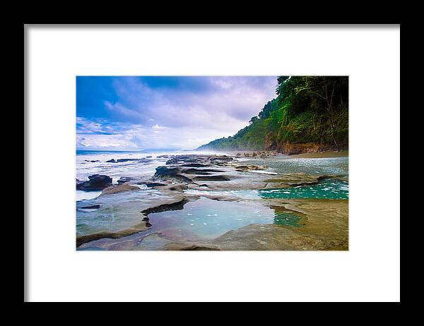 Ocean Framed Print featuring the photograph Osa by Lindsey Weimer