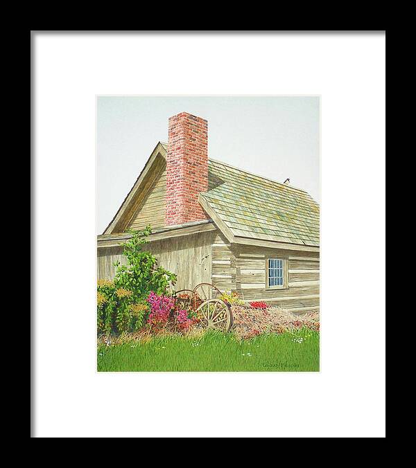 Pioneer Framed Print featuring the painting Our Rural Heritage by Conrad Mieschke