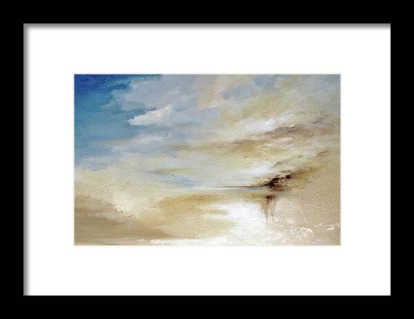 Horizon Framed Print featuring the painting Our Secret Place by Dina Dargo