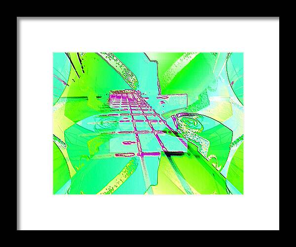 #abstracts #acrylic #artgallery # #artist #artnews # #artwork # #callforart #callforentries #colour #creative # #paint #painting #paintings #photograph #photography #photoshoot #photoshop #photoshopped Framed Print featuring the digital art Out Of Sight Part 5 by The Lovelock experience