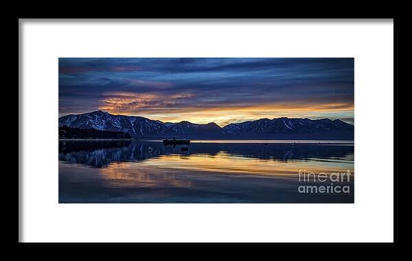 Tahoe South Shore Framed Print featuring the photograph Out Of The Blue by Mitch Shindelbower
