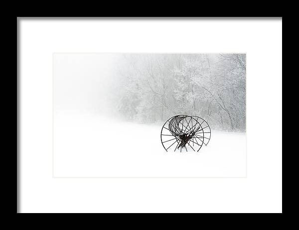 Blue Ridge Parkway Framed Print featuring the photograph Out of the Mist a Forgotten Era 2014 by Greg Reed